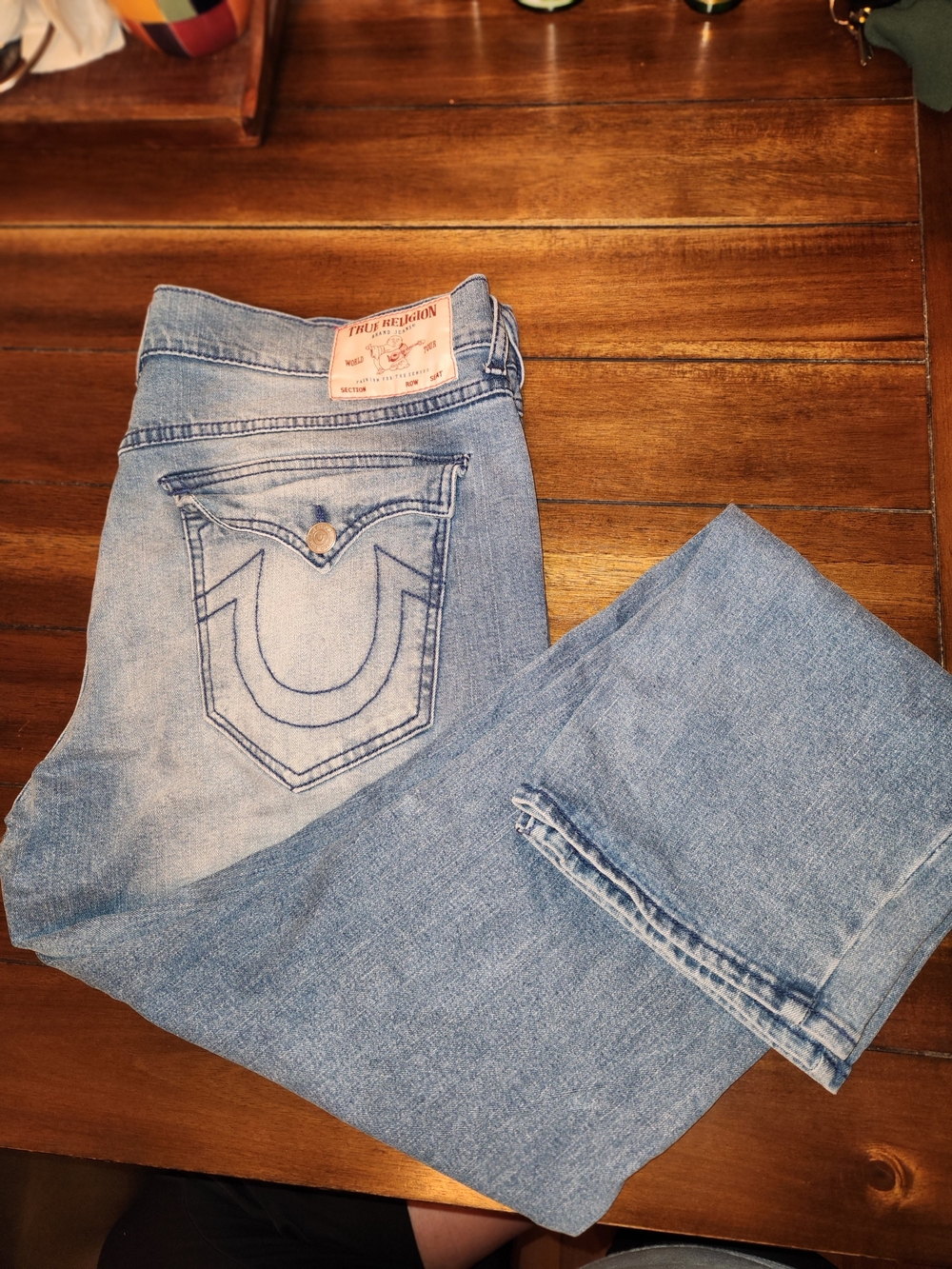 True Religion Light Wash Denim Jeans